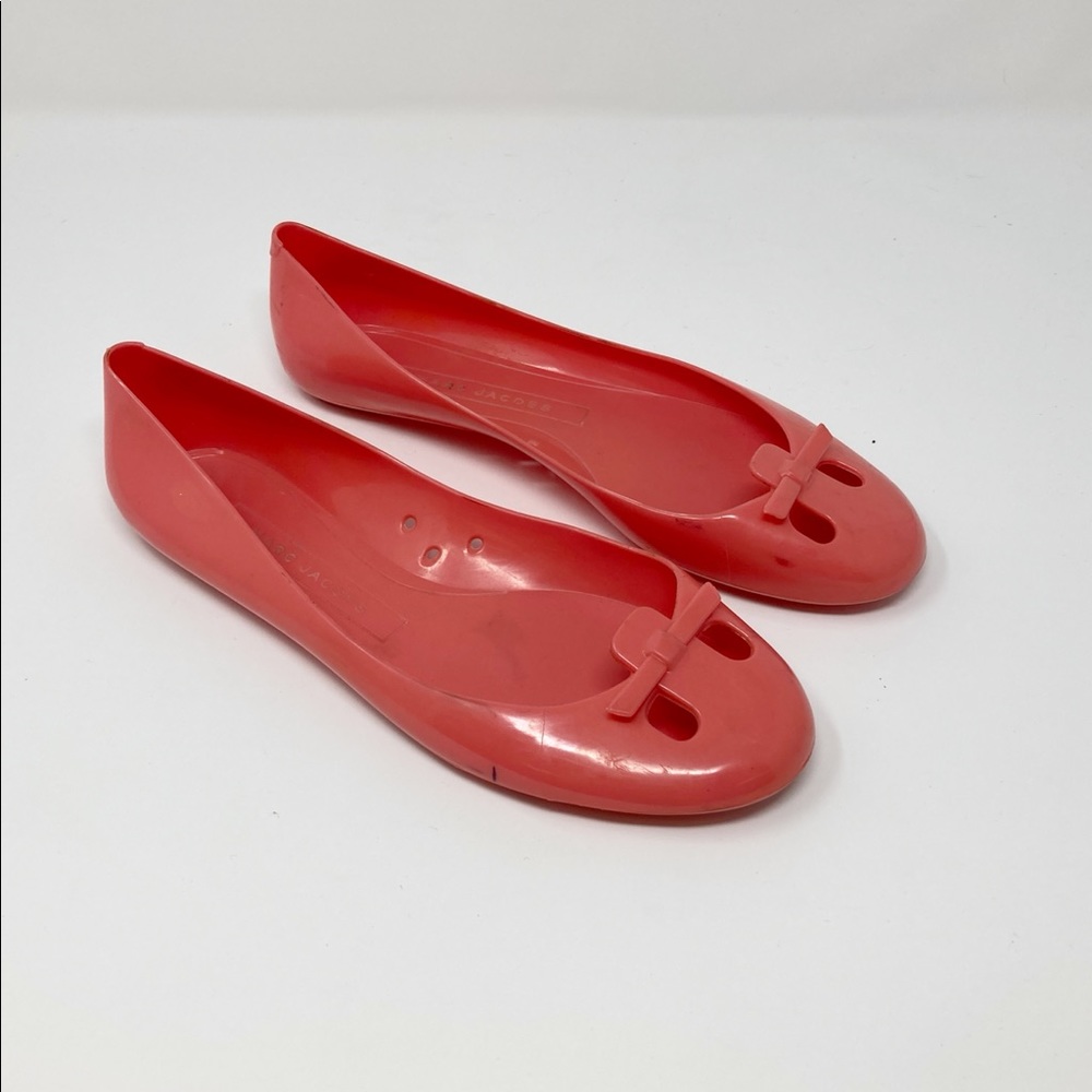 Marc Jacobs Coral Jelly Flats